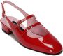 Carel Rode Glanzende Pumps met Dubbele Gespsluiting bij de Enkel van - Thumbnail 2