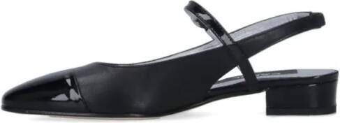 Carel Paris Slippers & Mules "Oceano" Slingback Mules – Black in zwart