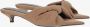 Carven Sandalen Satin Heeled Sandals in bruin - Thumbnail 1