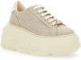 Casadei Chunky Oversize Sole Beige Sneakers Vrouw Beige Dames - Thumbnail 2