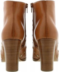 Celine Boots & laarzen Ankle Boots Vegetal Calfskin in cognac