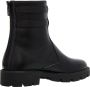 Celine Enkellaarzen Double Buckle Boots in zwart - Thumbnail 1