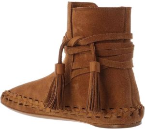 Celine Slippers Marlou Slip On Flats in cognac