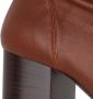 Chloé Boots & laarzen Block Heel Boots Leather in bruin - Thumbnail 1