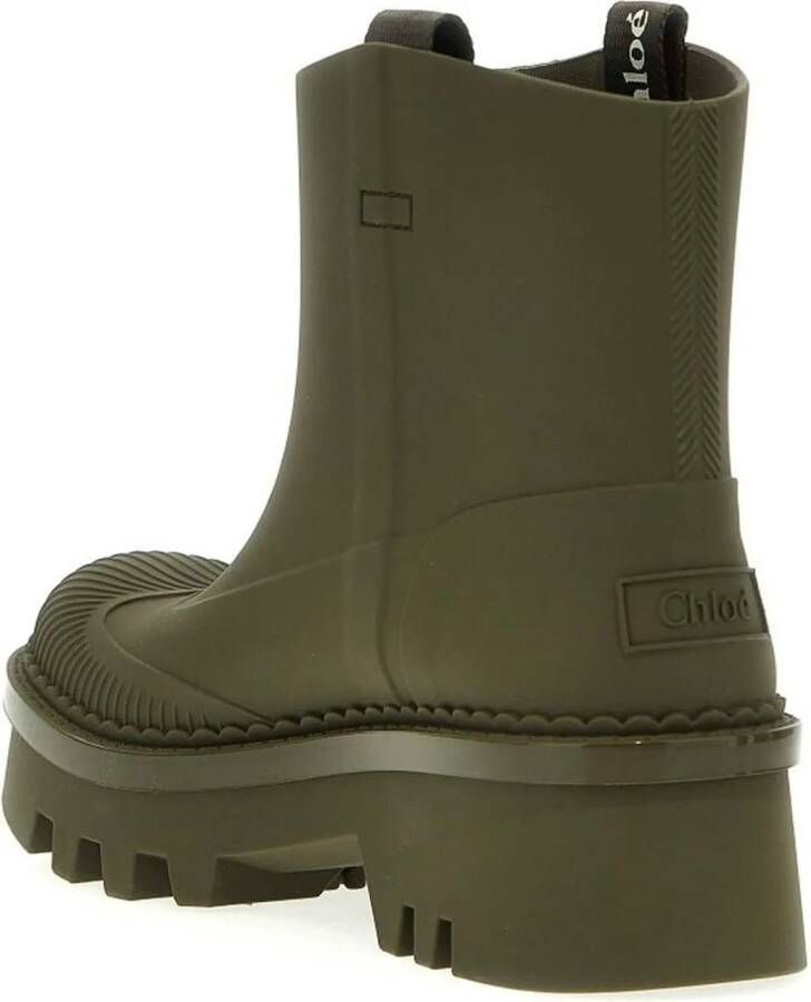 Chloé Boots Green Raina Boots in groen