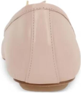 Chloé Iris Leather Ballerina Flats in beige