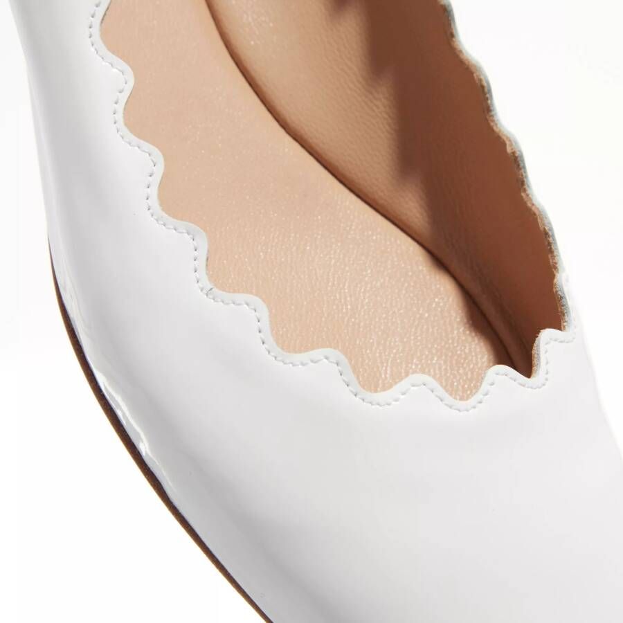 Jimmy Choo "Mary Jane Jelly" Ballerinas – Silver in wit