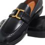 Chloé Leren Amandelteen Loafers Gestapelde Hak Black Heren - Thumbnail 3