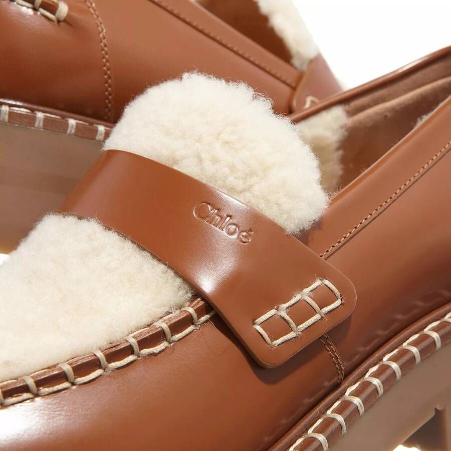 Chloé Loafers & ballerina schoenen Mocassins in bruin