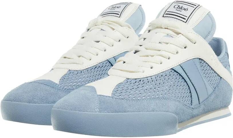 Chloé Low-Top Sneakers Kick Lace Up Sneaker in blauw