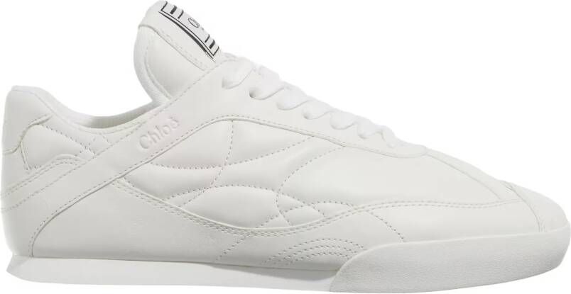 Chloé Platte zool leren sneakers met vetersluiting White Dames - Foto 7