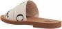 Chloé Witte Logo Canvas Sandalen Vrouw White Dames - Thumbnail 3