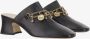 Chloé Slippers & Mules Leather Mules With Charms in zwart - Thumbnail 2