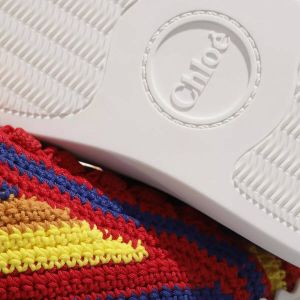 Chloé Sneakers Lauren Crochet Sneakers in multi