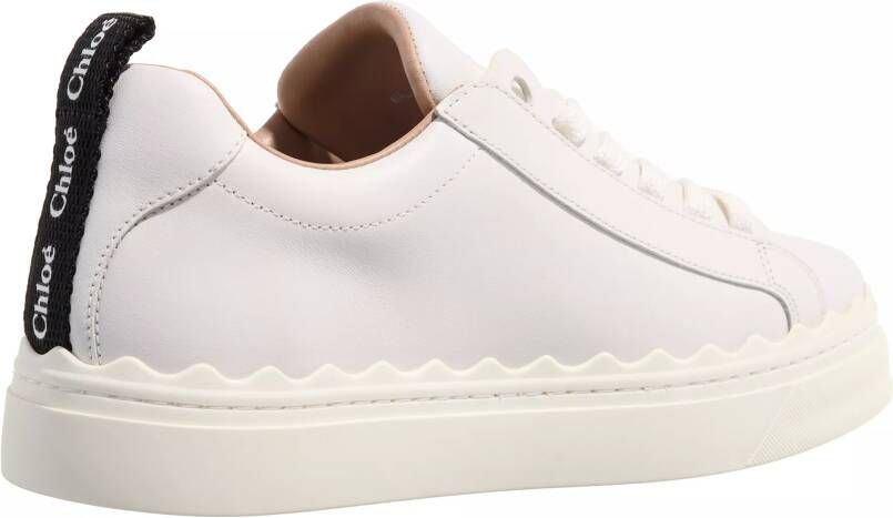 Chloé Lauren leather sneakers Wit Dames - Foto 5