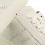 Chloé Gaatjesveter Sneakers met Platte Zool White Dames - Thumbnail 2