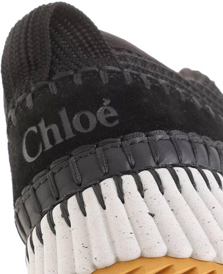 Chloé Sneakers Mesh Nama Sneakers in zwart