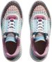 Chloé Nama Bunteama Sneaker Gerecycled Materiaal Blauw Dames - Thumbnail 3