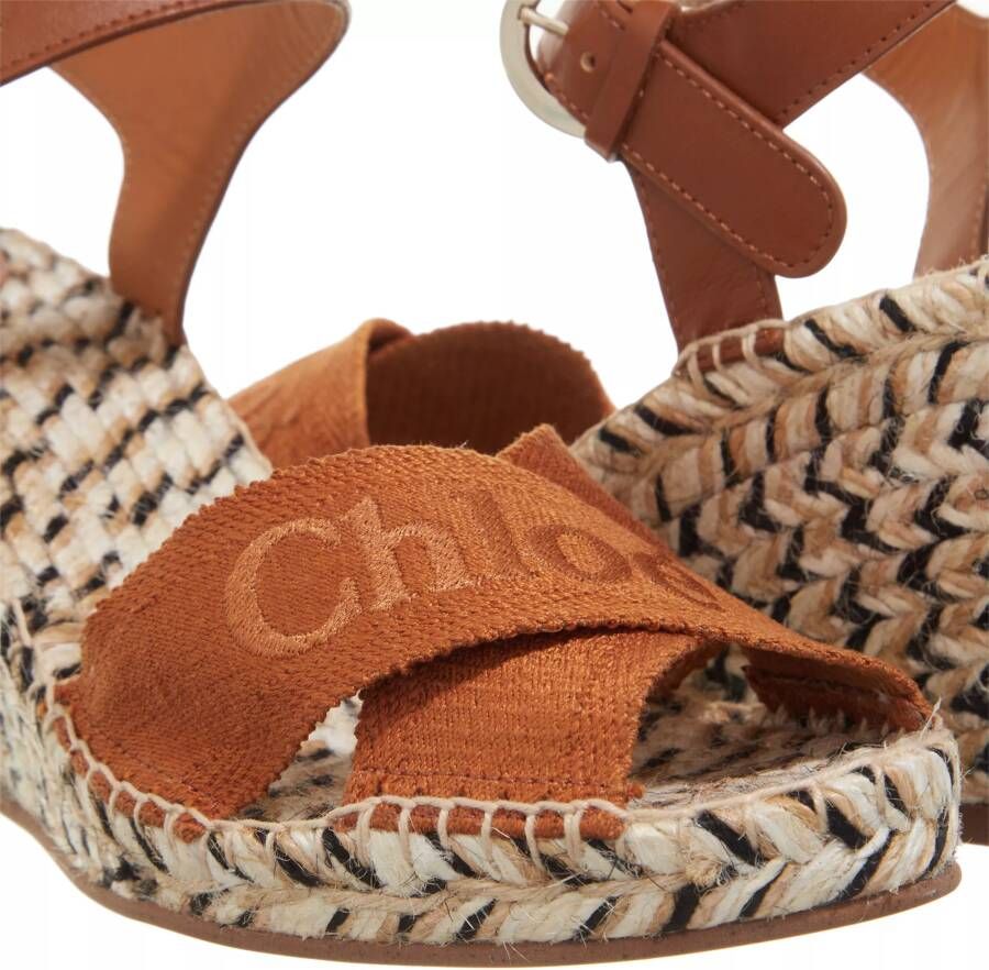 Chloé Sneakers Espadrille Sandals in bruin