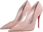 Christian Louboutin Hoge hakken Miss Z 10 Pumps in poeder roze - Thumbnail 1