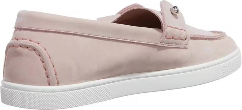 Christian Louboutin Loafers Chambeliboat Loafers in poeder roze