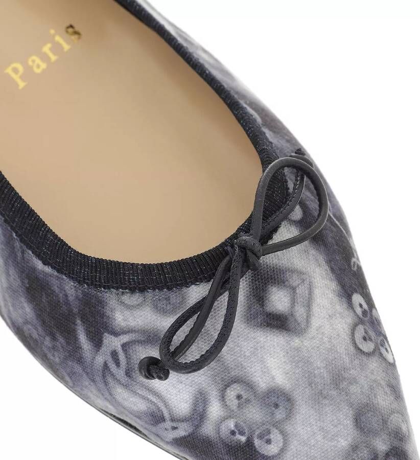 Christian Louboutin Sandalen Hall Sling Flats Denim in blauw