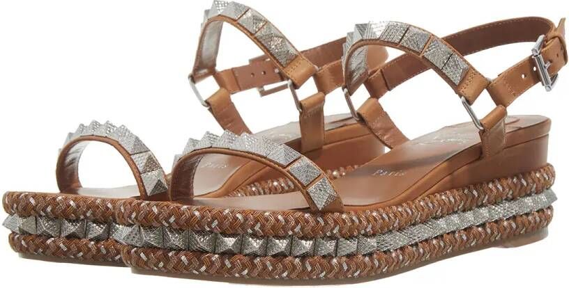 Christian Louboutin Sandalen Pyraclou in bruin