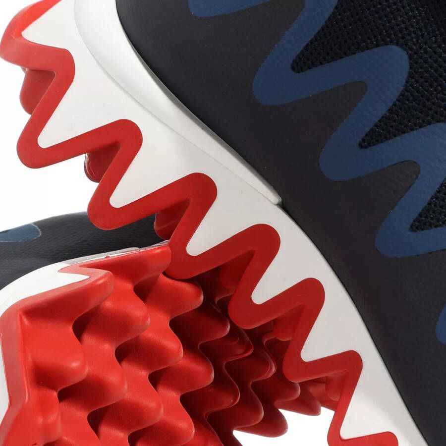 Christian Louboutin Sneakers Sharky Sock Maille Sneakers in blauw