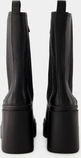 Clergerie Boots Nolan1ankle Boots Leather Black in zwart