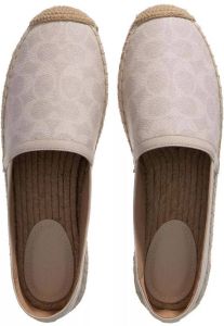 Coach Espadrilles Collins Coated Canvas Espadrille in white