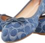 Coach Loafers & ballerina schoenen Abigail Flat Signature in blauw - Thumbnail 2