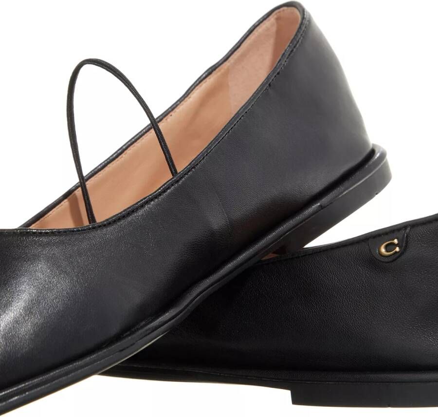 Coach Loafers & ballerina schoenen Emilia Leather Mary Jane in zwart