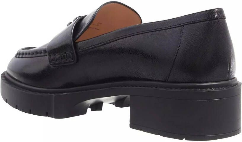 Coach Loafers & ballerina schoenen Leah Leather Loafer in zwart