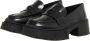 Coach Loafers Leah Platform Leather in zwart - Thumbnail 1