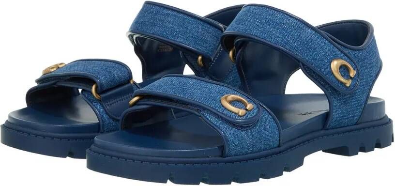 Coach Sandalen Brynn Denim Sndl Deb in blauw