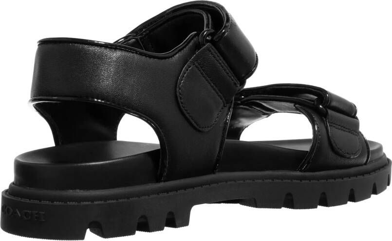 Coach Sandalen Brynn Lth Sandal Blk in zwart