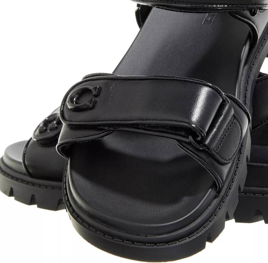 Coach Sandalen Brynn Lth Sandal Blk in zwart