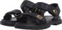 Coach Sandalen Brynn Straw Sndl Blk in zwart - Thumbnail 1
