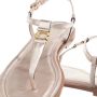 Coach Sandalen Jessica Sandal Leather in champagne kleuren - Thumbnail 1