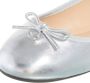 Coach Slippers & Mules Abigail Metallic Leather Ballet Flat in zilver - Thumbnail 1