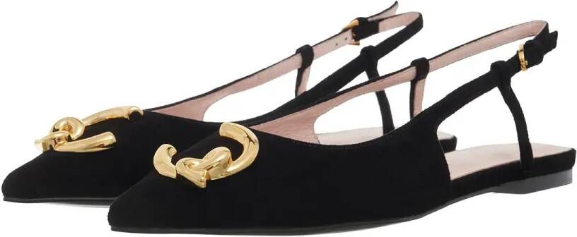 Coccinelle Ballerinas C-Me Suede in zwart
