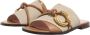 Coccinelle Sandalen Carmy Canvas Bi in beige - Thumbnail 1