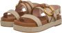 Coccinelle Sandalen Carmy Canvas Bi in beige - Thumbnail 2