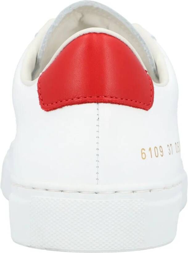 Common Projects Low-Top Sneakers Achilles Sneakers in wit