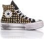 Converse Low-Top Sneakers Platform Black Gold in grijs - Thumbnail 1