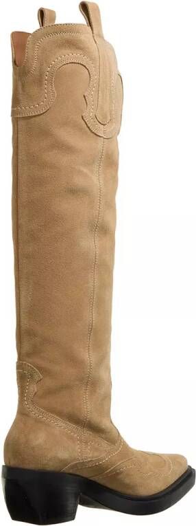 COPENHAGEN STUDIOS Cowboylaarzen Dames Cph286 Maat: 36 Materiaal: Suède Kleur: Beige - Foto 5