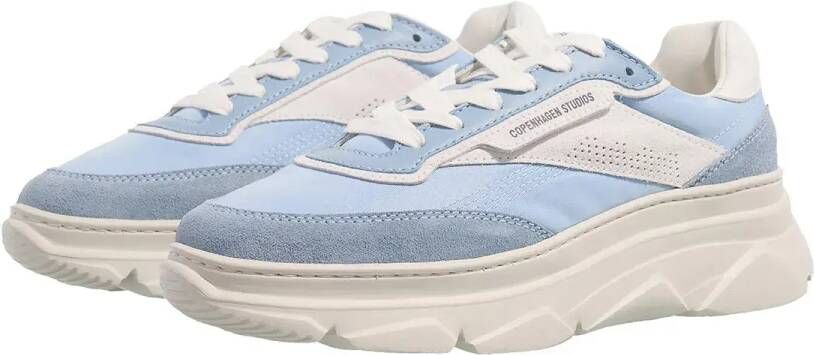 Copenhagen Low-Top Sneakers CPH56 Material Mix in blauw