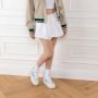 Copenahgen studios Copenhagen Studios dames sneaker Charente wit blauw leder - Thumbnail 6