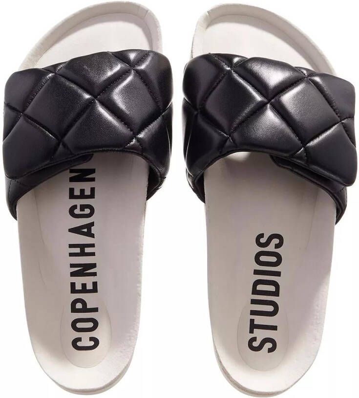Copenhagen Studios Zwarte Gewatteerde Slide Sandalen Black Dames - Foto 6
