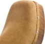 Copenhagen Shoes Veloursleren Klompen met Elegante Studs Brown Dames - Thumbnail 3